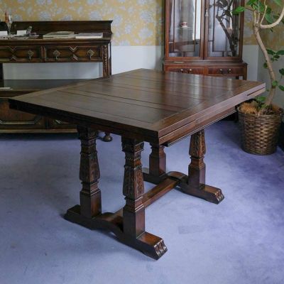 東京都内23区配送無料】イギリス アンティーク 88cm ダイニング